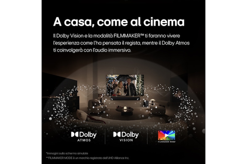 LG TV 65 pollici LG OLED evo AI C4 4K Smart TV 2024, OLED65C43LA
