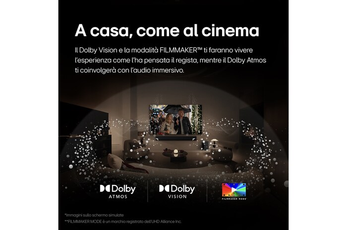 LG Offerta Kit Esclusivo: TV 83 pollici LG OLED evo AI C4 4K + Soundbar Home Theater LG S95TR, 9.1.5 canali, OLED83C43.S95TR