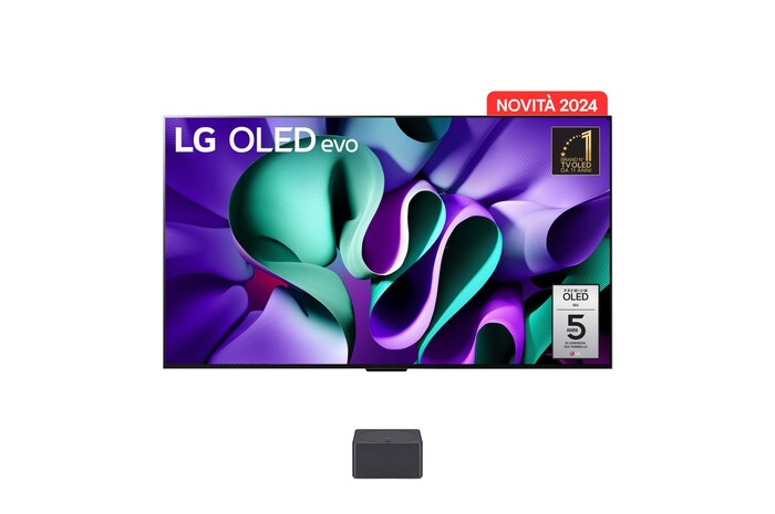 Immagine frontale OLED EVO OLED65M49LA Promo Dazn