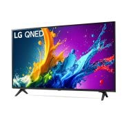 Vista laterale leggermente angolata verso sinistra del TV
