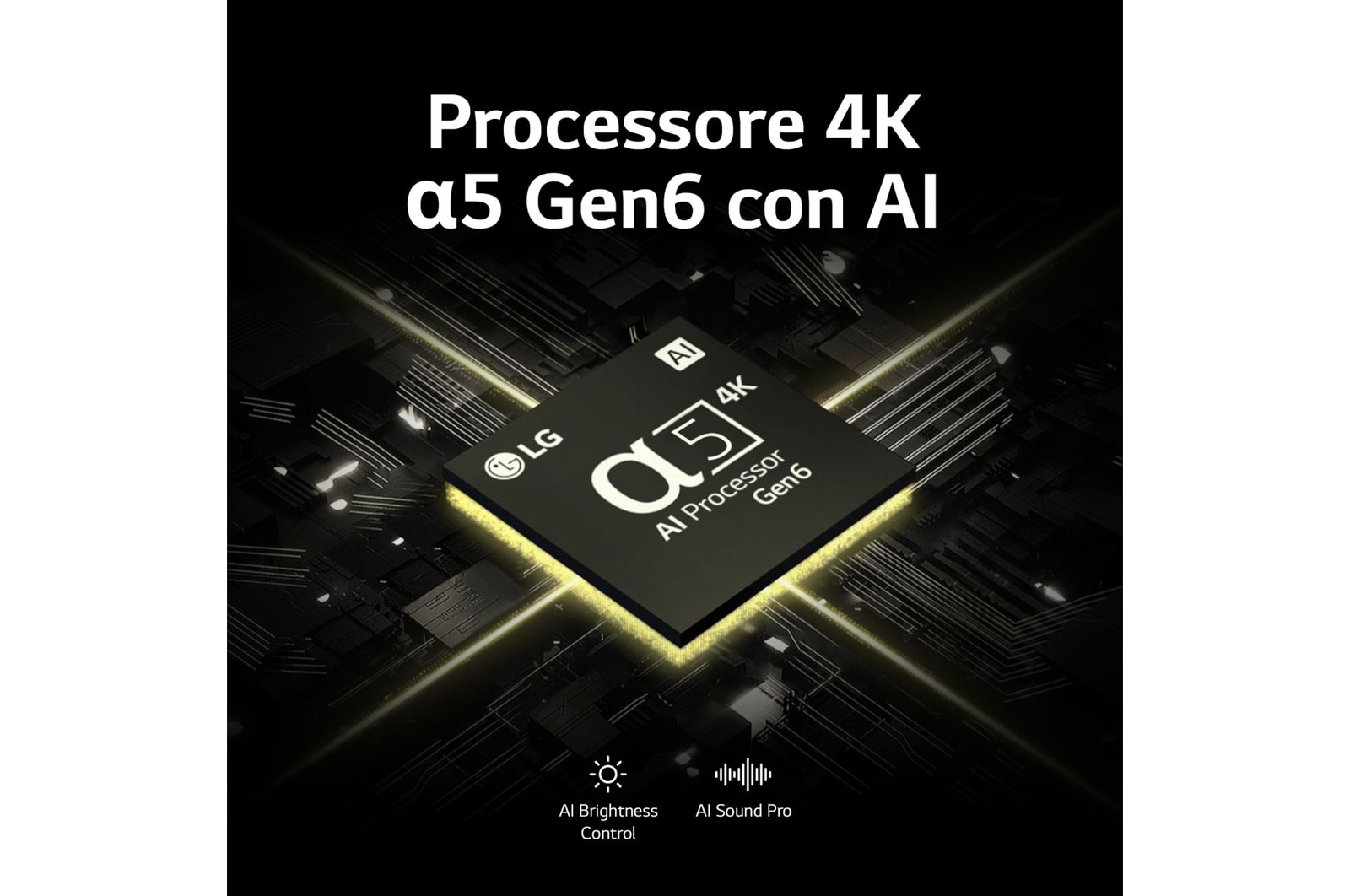 Caratteristica Processore α5 Gen6 con AI