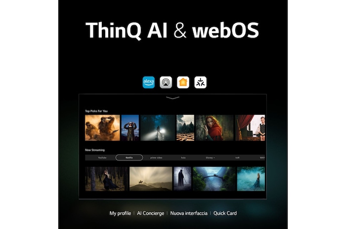 Caratteristica ThinQ AI & webOS