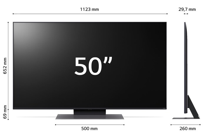 LG TV 50 pollici LG QNED87 AI 4K Smart TV 2024, 50QNED87T6B