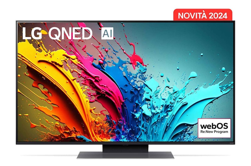 LG TV 50 pollici LG QNED87 AI 4K Smart TV 2024, 50QNED87T6B