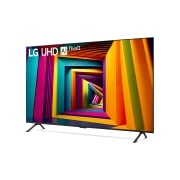Vista del TV inclinato verso sinistra