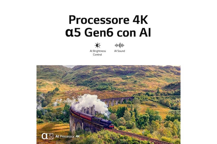 Caratteristica Processore α5 Gen6 con AI