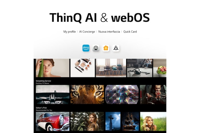 Caratteristica ThinQ AI & webOS