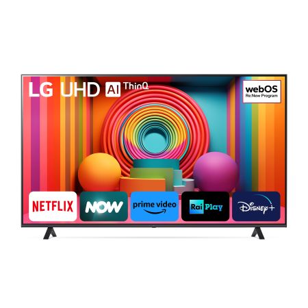 TV UHD | Serie UR75 75'' | 4K, Processore α5 Gen6, HDR10, 20W, 3 HDMI, Game Optimizer, Wi-Fi 5, Smart TV WebOS 23 - 75UR75006LK