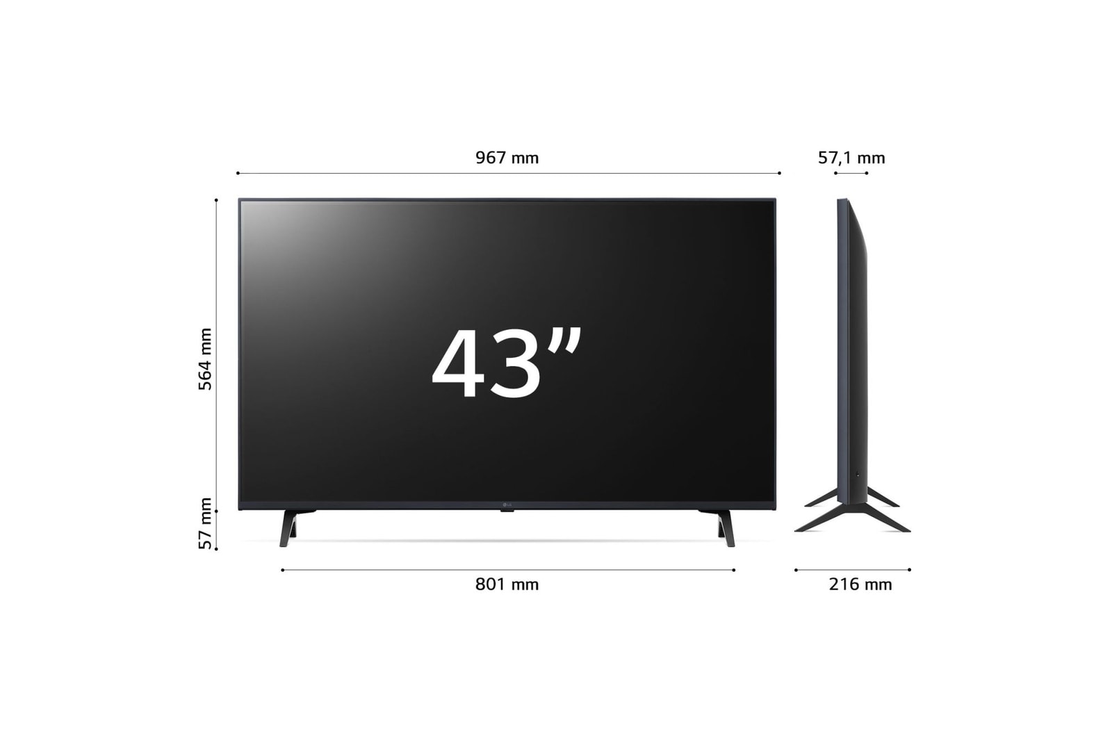 Dimensioni del TV