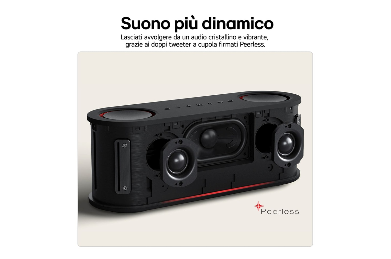 Caratteristica Suono più dinamico