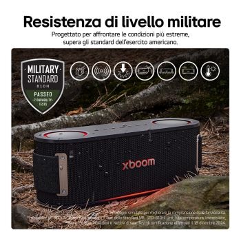 Caratteristica Resistenza di livello militare