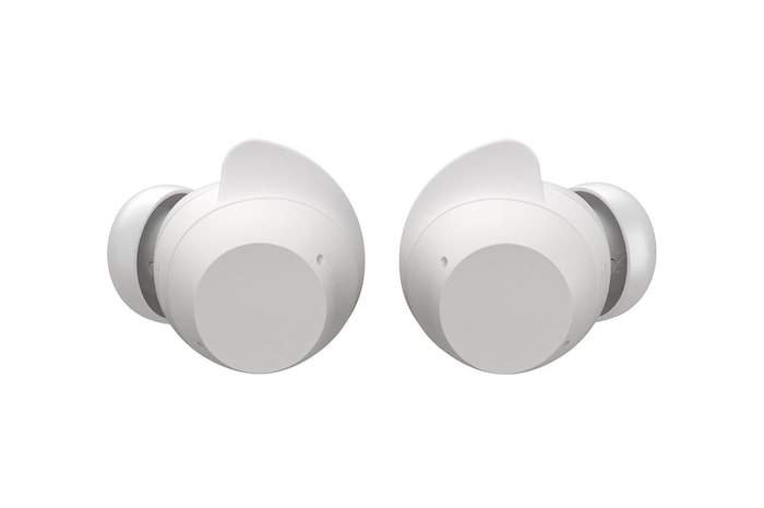 Vista frontale degli auricolari