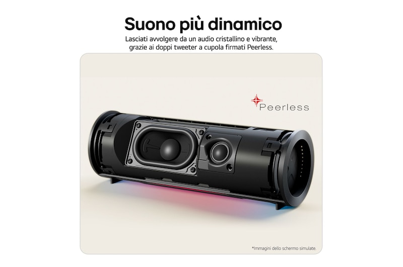 Caratteristica Suono più dinamico