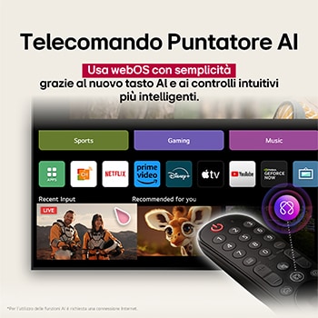 Telecomando Puntatore AI TV Nanocell 43NANO81A6A