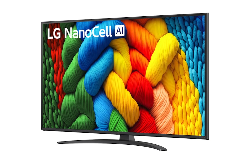 Foto inclinata TV Nanocell 50NANO81A6A