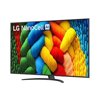 Foto inclinata TV Nanocell 75NANO81A6A