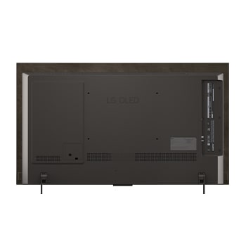 Vista posteriore di una Smart TV LG OLED evo AI C5 4K