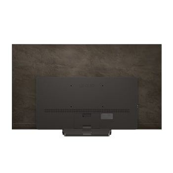 Vista posteriore di una Smart TV LG OLED evo AI C5 4K