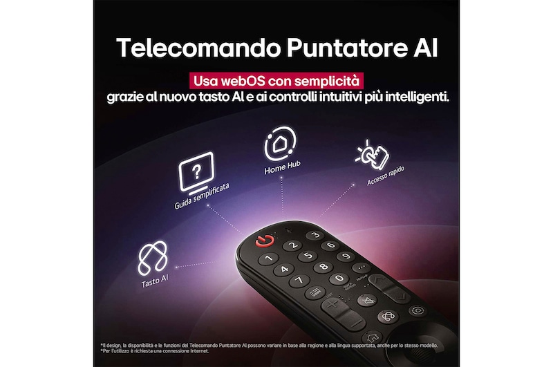 telecomando puntatore AI e controlli intuitivi più intelligenti