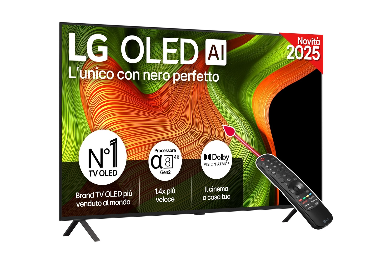 Vista frontale OLED55B56LA