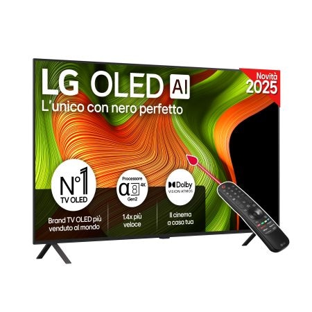 LG TV 55″ OLED AI B5 4K Smart TV 2025 - OLED55B56LA