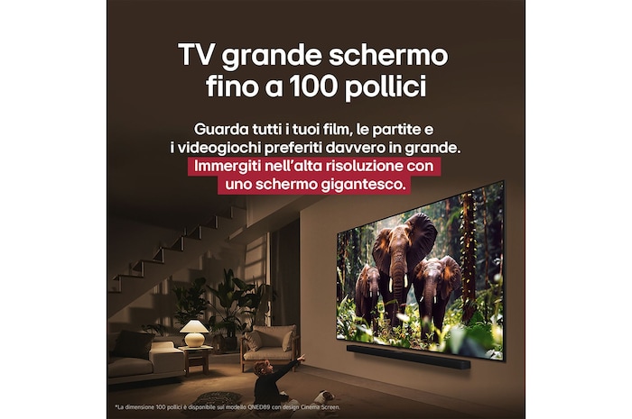 TV ultra grande
