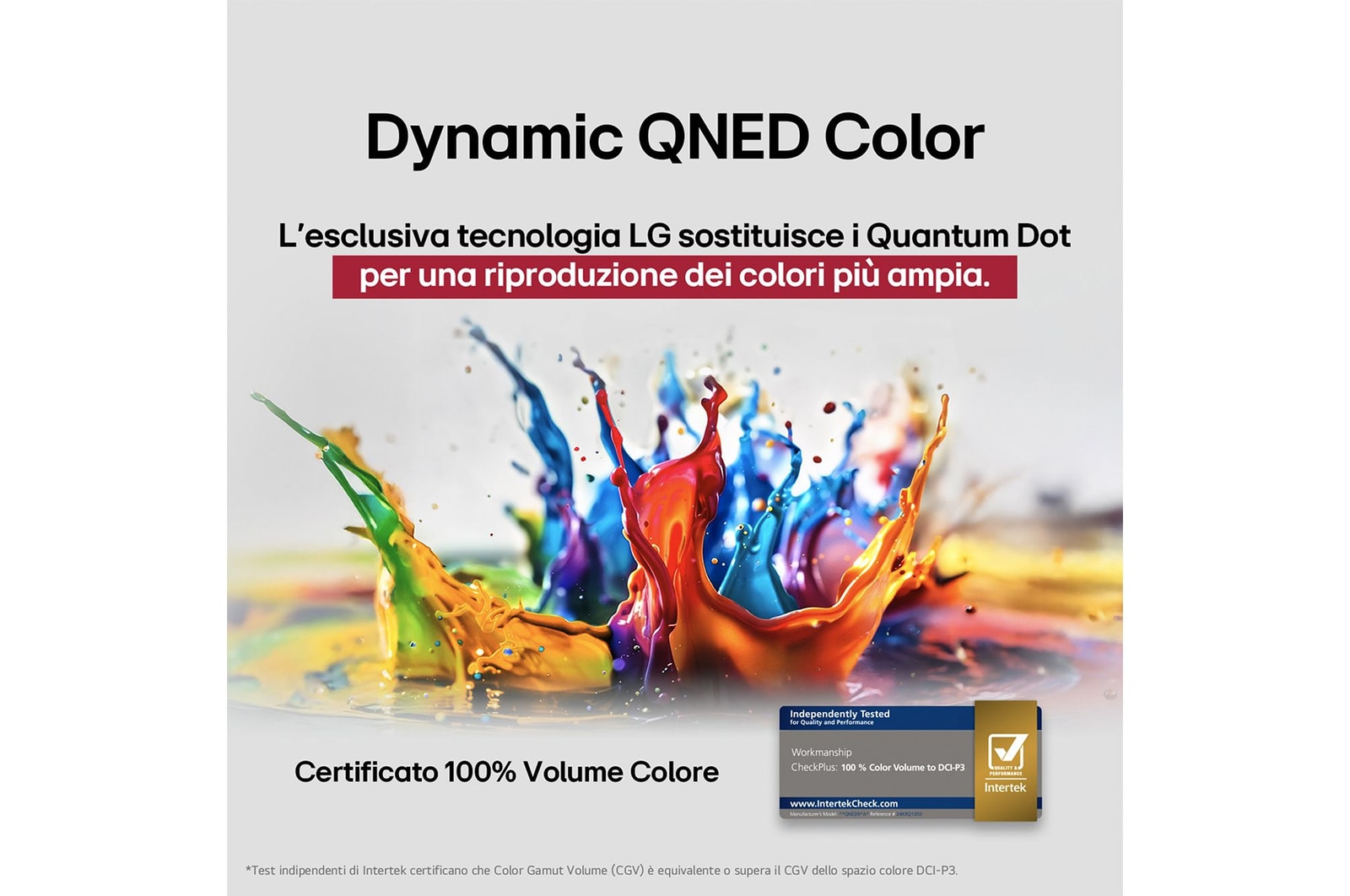 Caratteristica Dynamic QNED Color