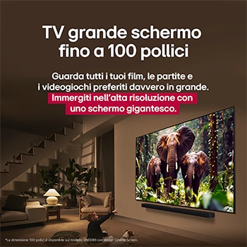 TV ultra grande
