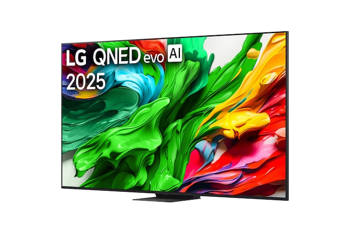 TV QNED86 visto da tre quarti