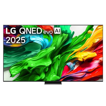 Foto frontale del TV LG QNED evo AI QNED86 100