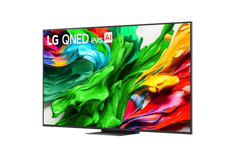 TV QNED86 visto da tre quarti