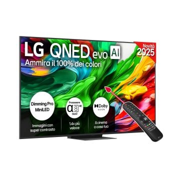 Vista frontale TV 65QNED86A6A