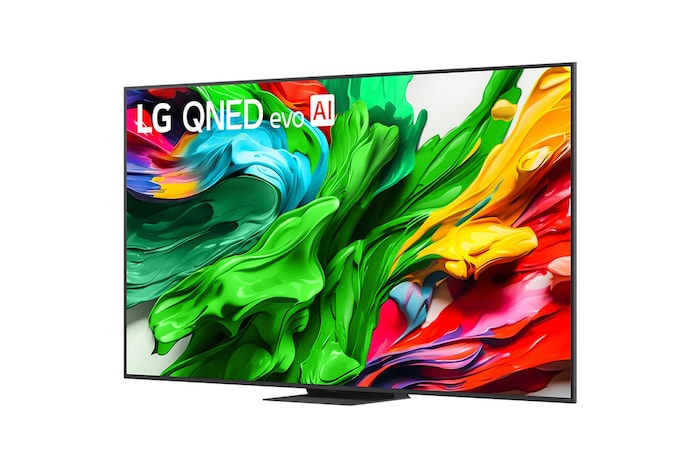 TV QNED86 visto da tre quarti