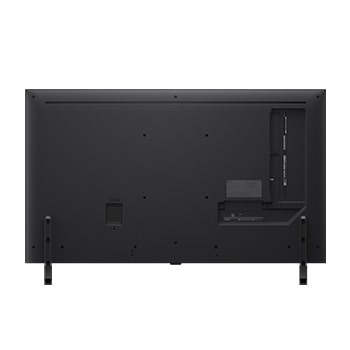 Vista posteriore del TV LG QNED80