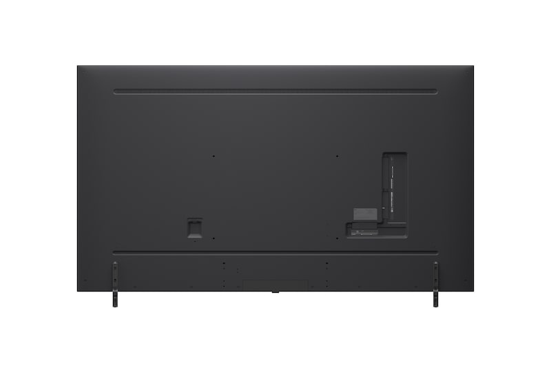 Vista posteriore del TV LG QNED80