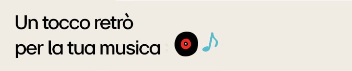 Titolo "Un tocco retrò per la tua musica"