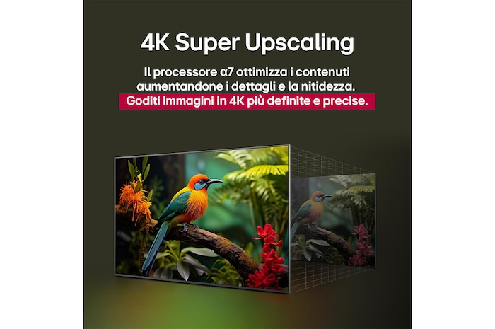 Caratteristica 4K Super Upscaling