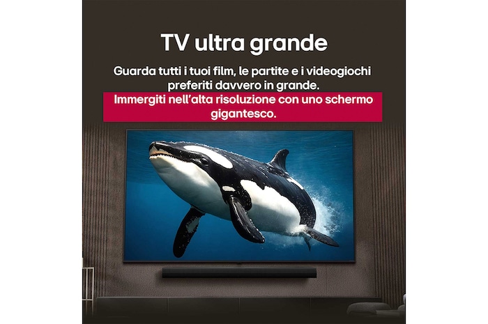 Caratteristica TV ultra grande