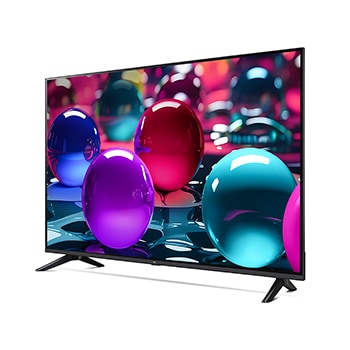 TV LG UA73 50 pollici 50UA73006LA visto da tre quarti