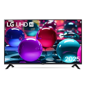 Foto frontale del TV LG 55UA73006LA. 55 pollici