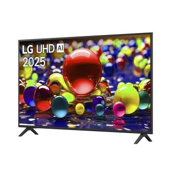 TV visto da tre quarti rivolto verso sinistra