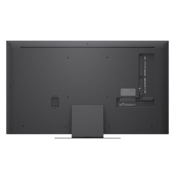 TV 55 pollici LG Mini RGB MRGB88 vista posteriore del televisore con pannello nero e comparti tecnici sul