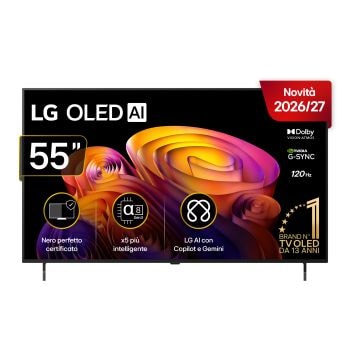 Foto frontale TV OLED55B6ELC 2026