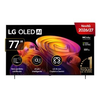 Foto frontale TV OLED77B6ELC 2026