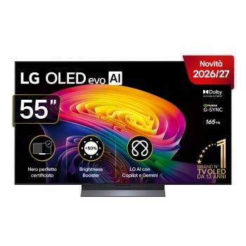 Foto frontale TV OLED55C66LB 2026