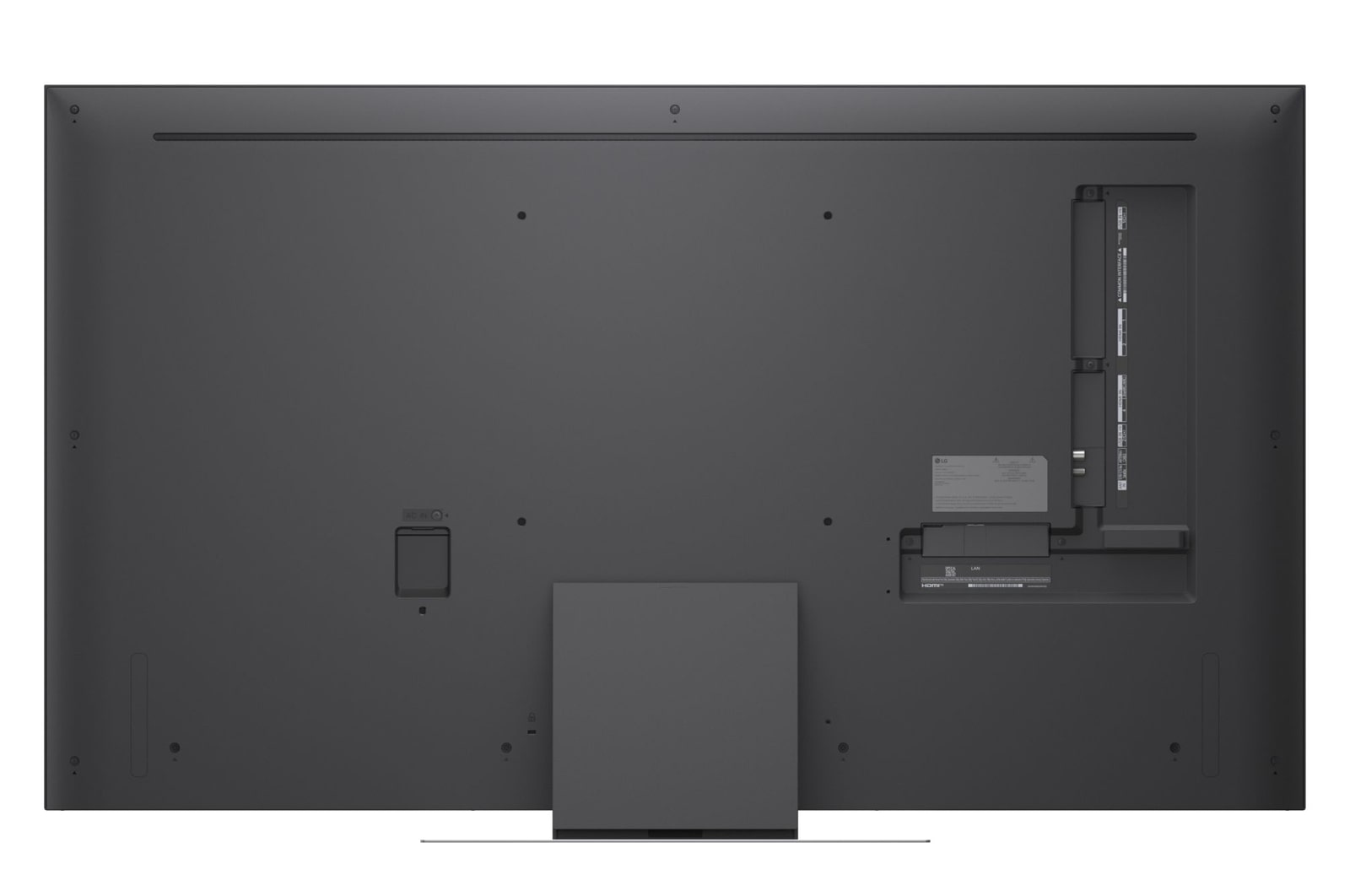 Immagine posteriore del TV LG QNED evo Mini LED 55QNED86B6B