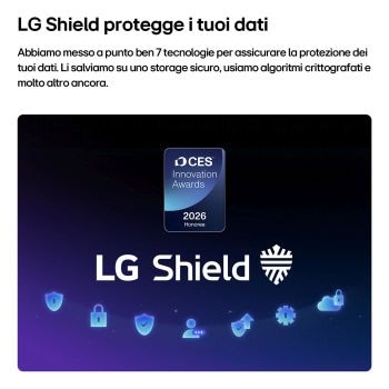 Caratteristica LG Shield per il TV LG QNED evo MiniLED