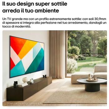 Caratteristica Design super sottile per il TV LG QNED evo MiniLED