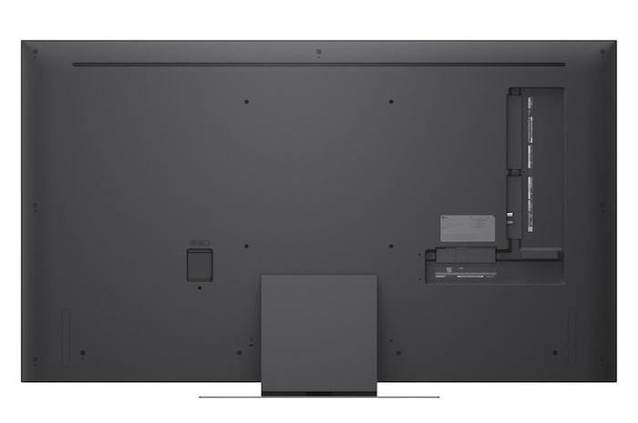 Immagine posteriore del TV LG QNED evo Mini LED 55QNED87B6A