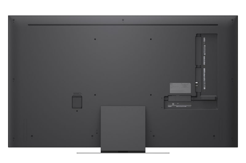 Immagine posteriore del TV LG QNED evo Mini LED 55QNED87B6A